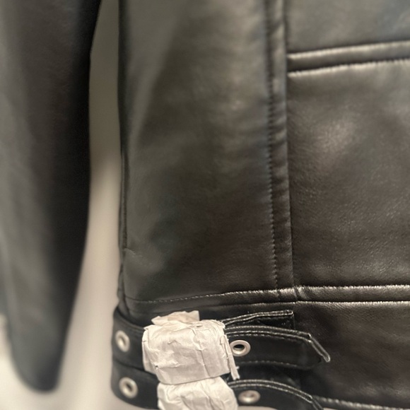 Zara Men's Black Biker Jacket - Picture 8 of 9